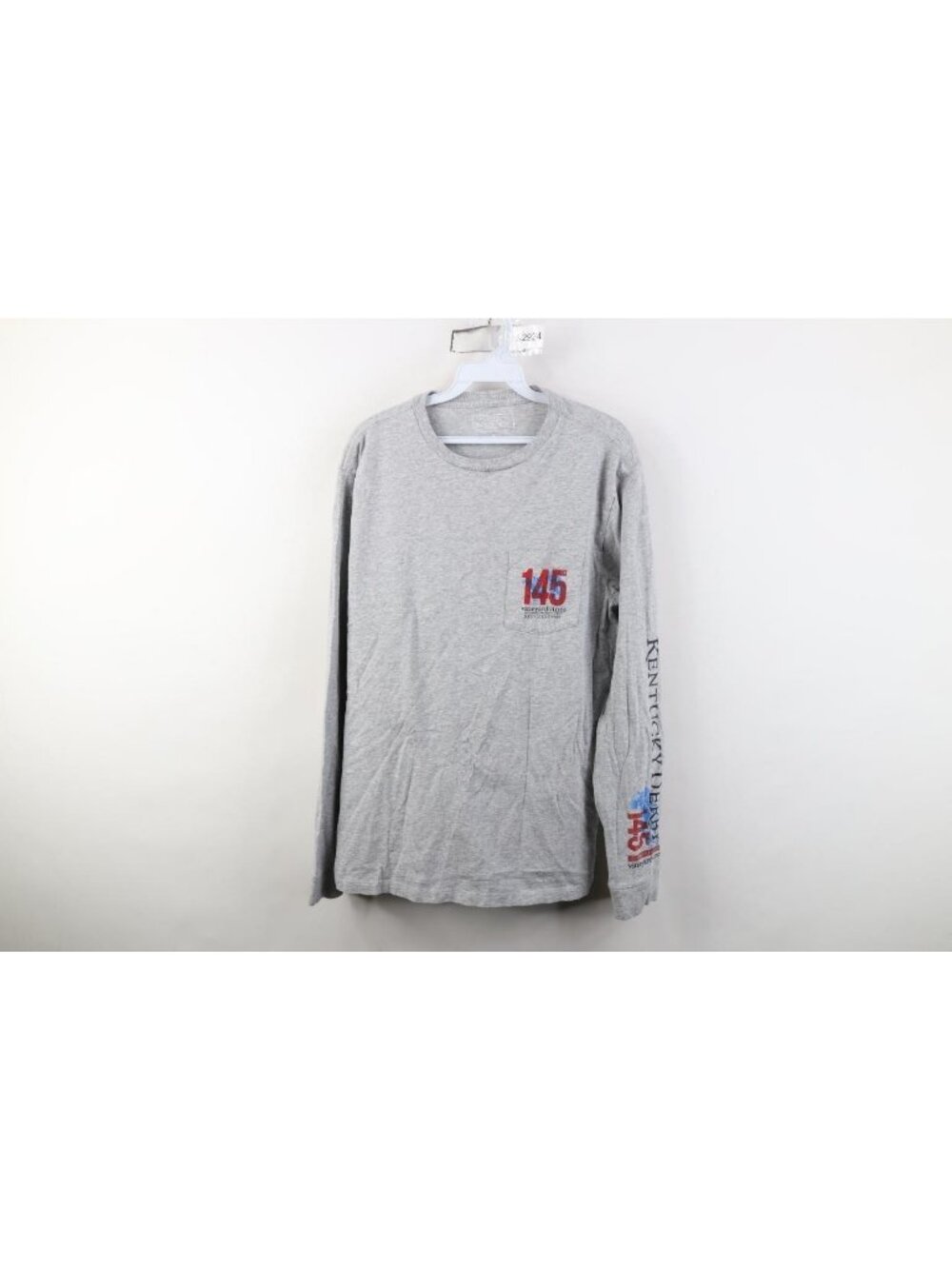 Vineyard Vines Mens Medium 145th Kentucky Derby Horse Racing Long Sleeve T-Shirt